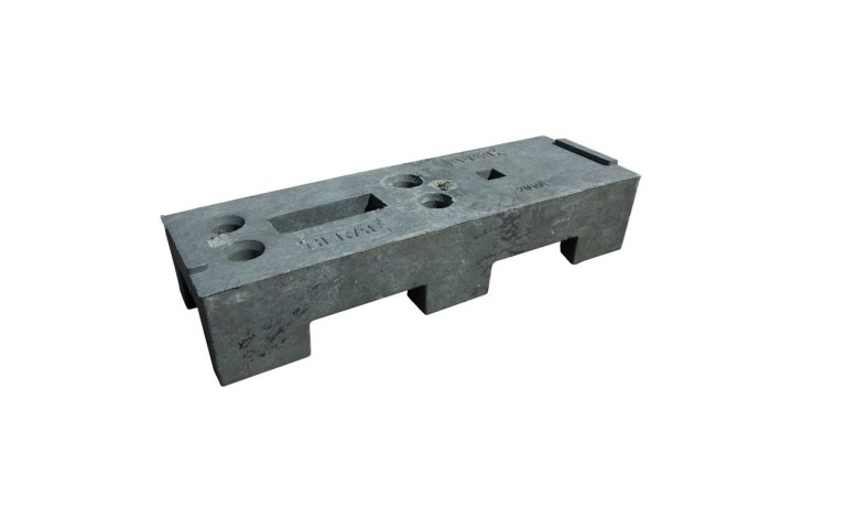 Kunststof blok t.b.v. bouwhek