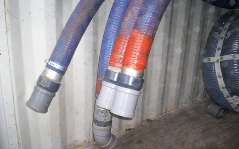 Afvoerslang 4" Ø110 mm 5 mtr.