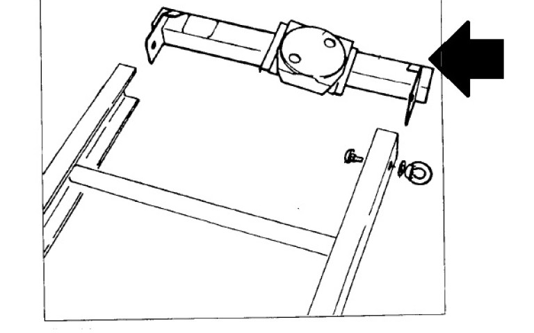 Topstuk t.b.v. pannenlift